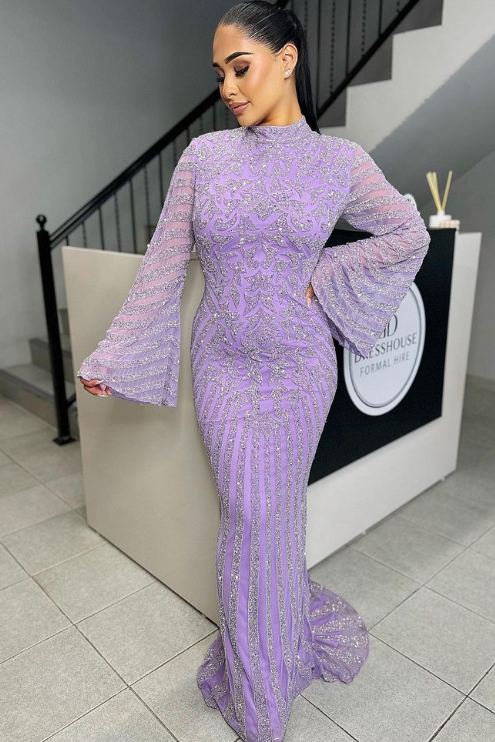 Hire Angel Beaded Lilac dress for your special party – Dresshouse Formal  Hire
