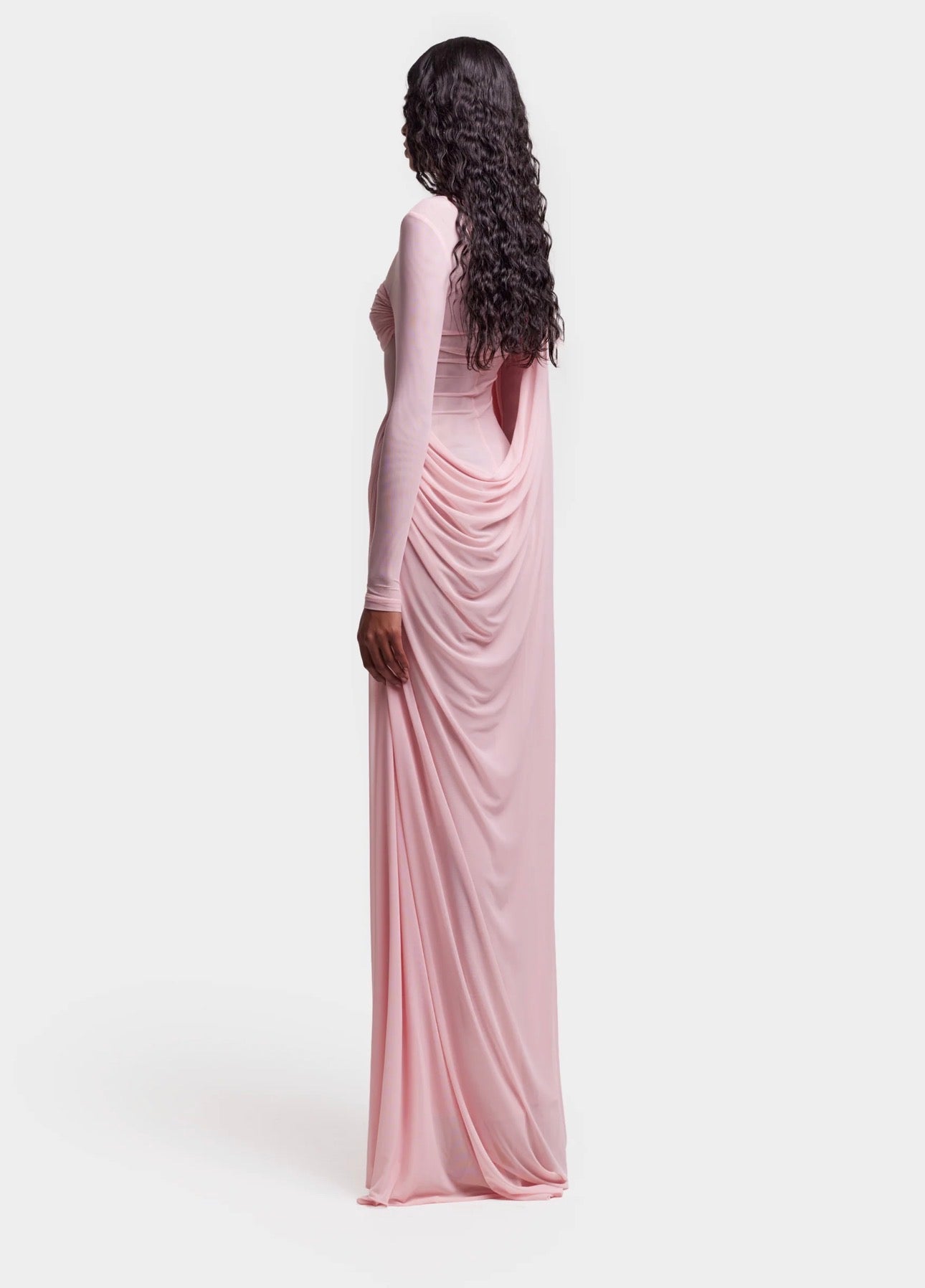 Waterfall Draped Max Rose