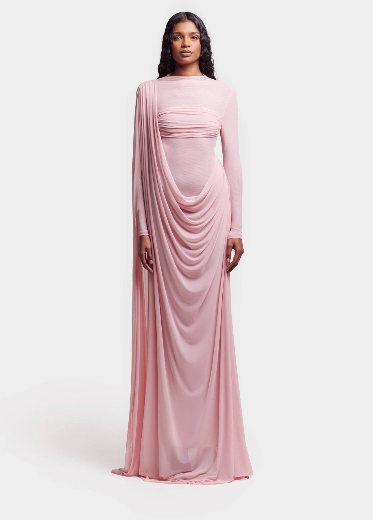 Waterfall Draped Max Rose