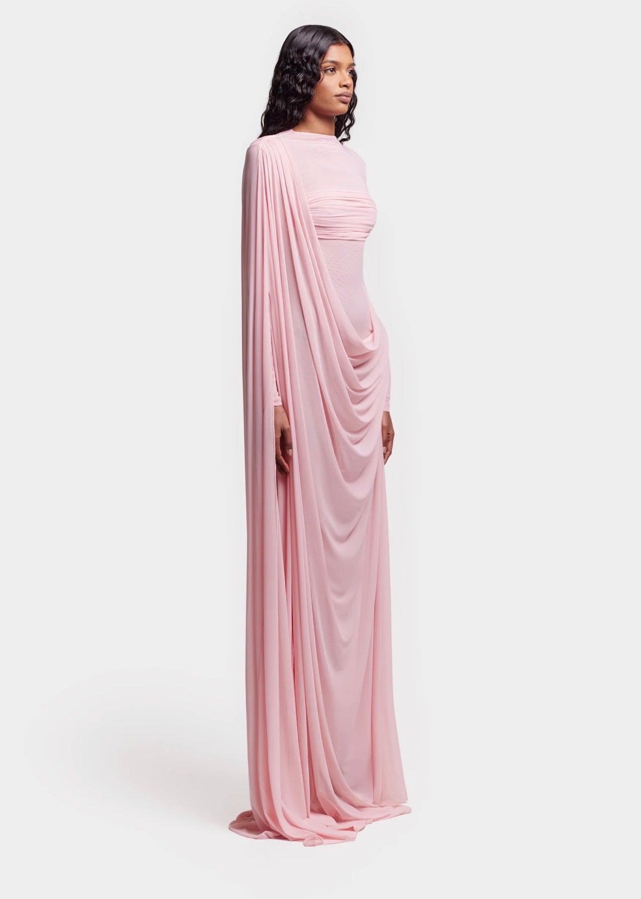 Waterfall Draped Max Rose