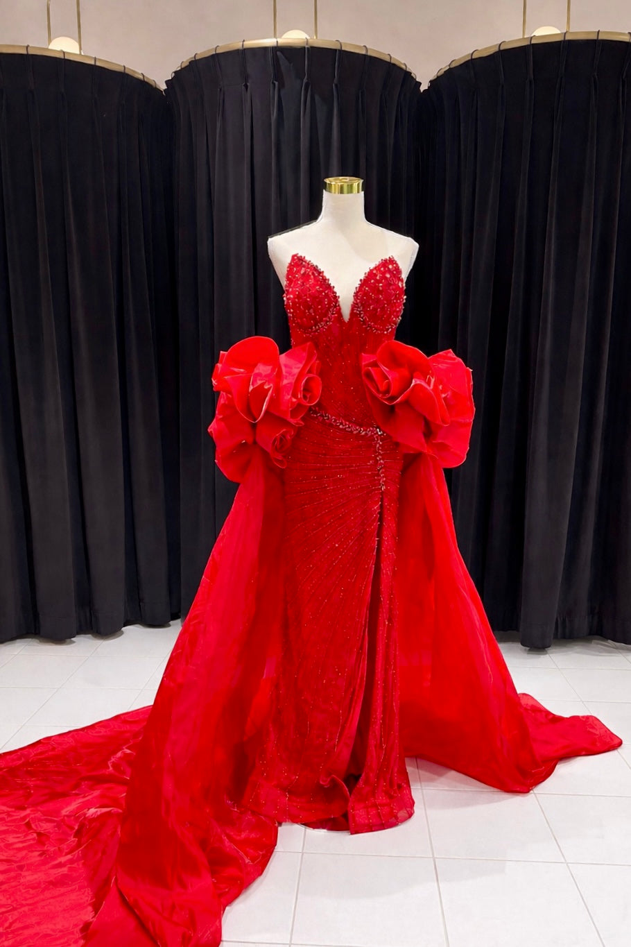 rihanna beaded dress Rihanna Wins the Met Gala in a Bedazzled Pope's Hat
