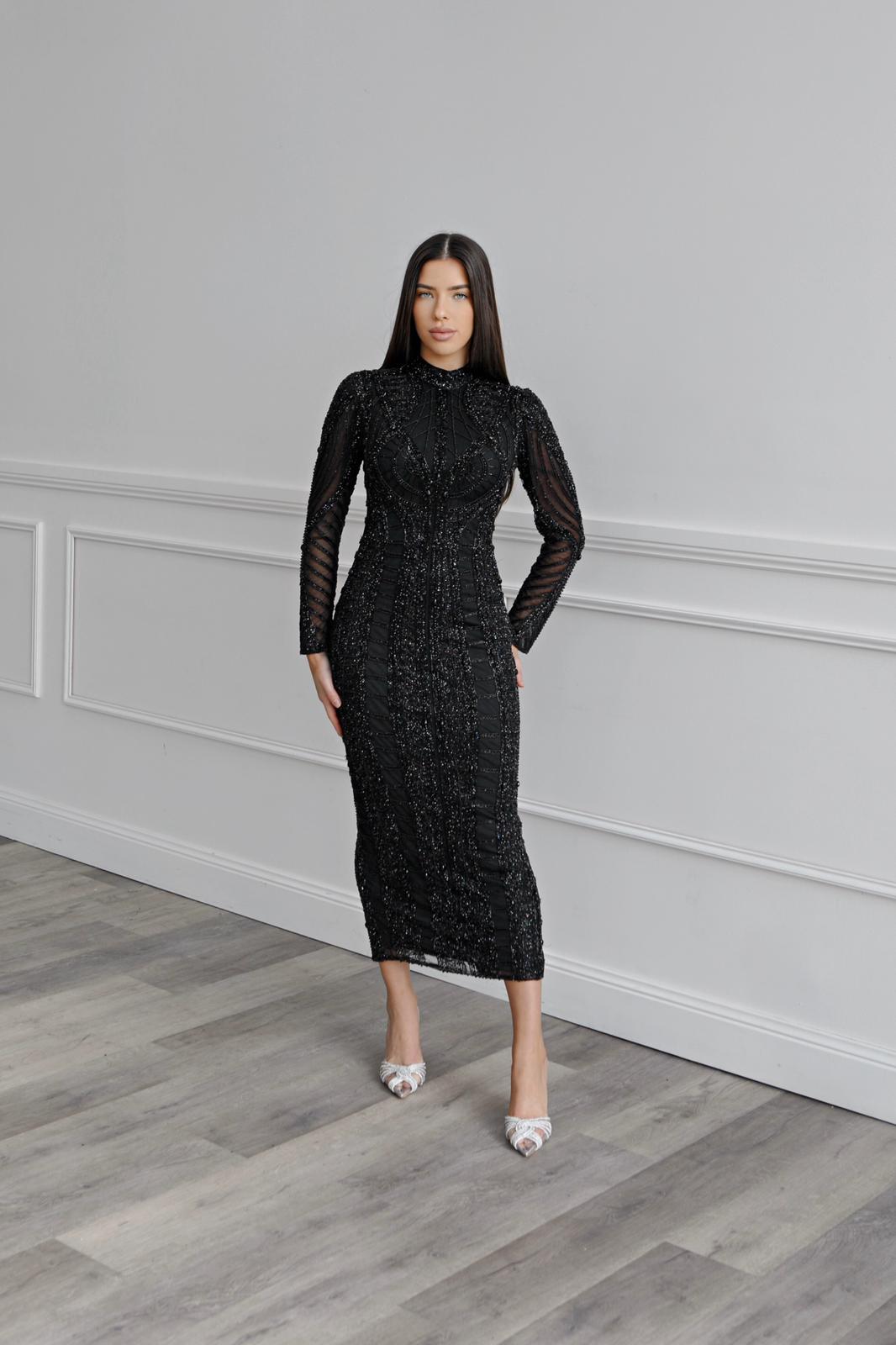 Amne Embellished Black