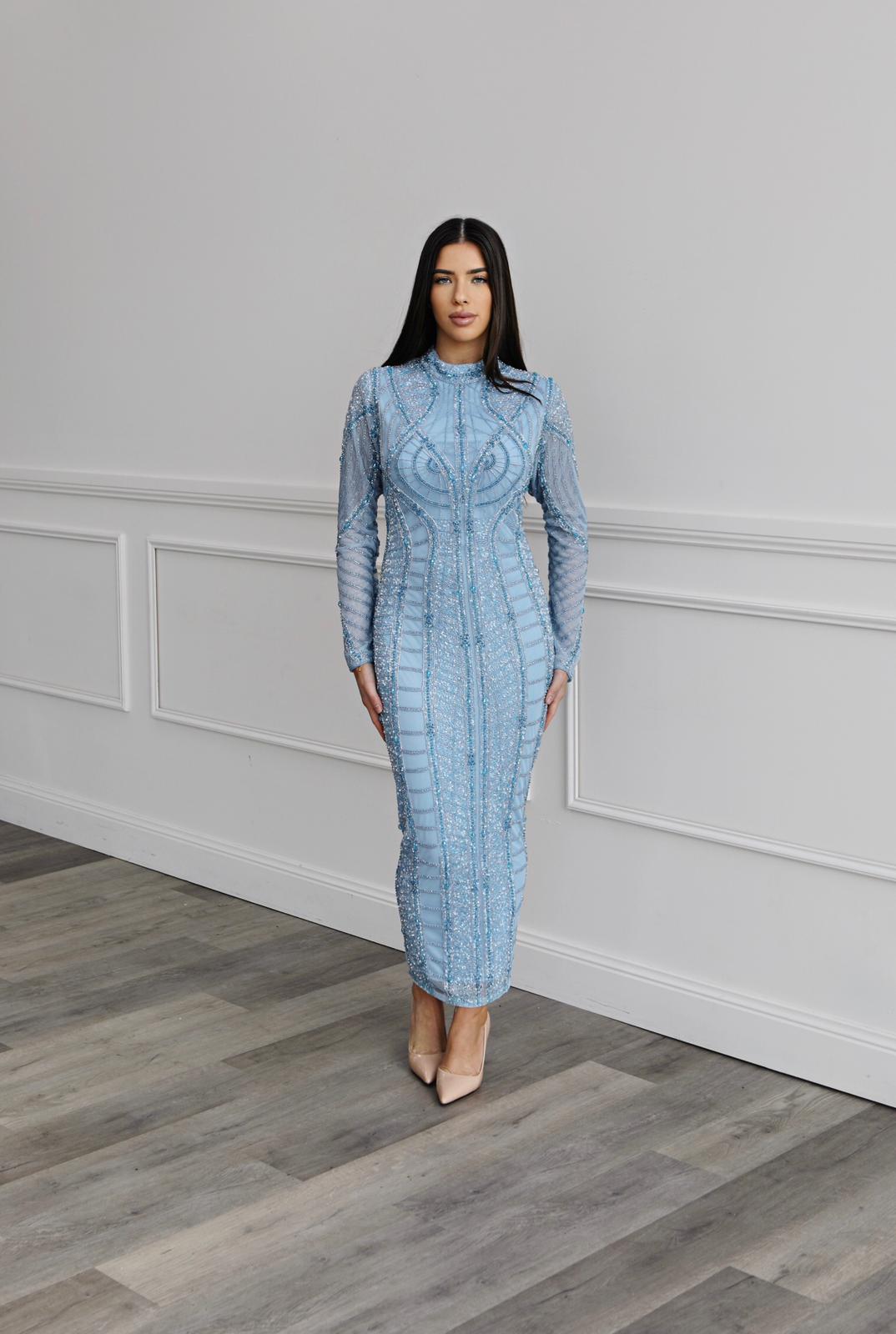 Amne  Beaded Gown