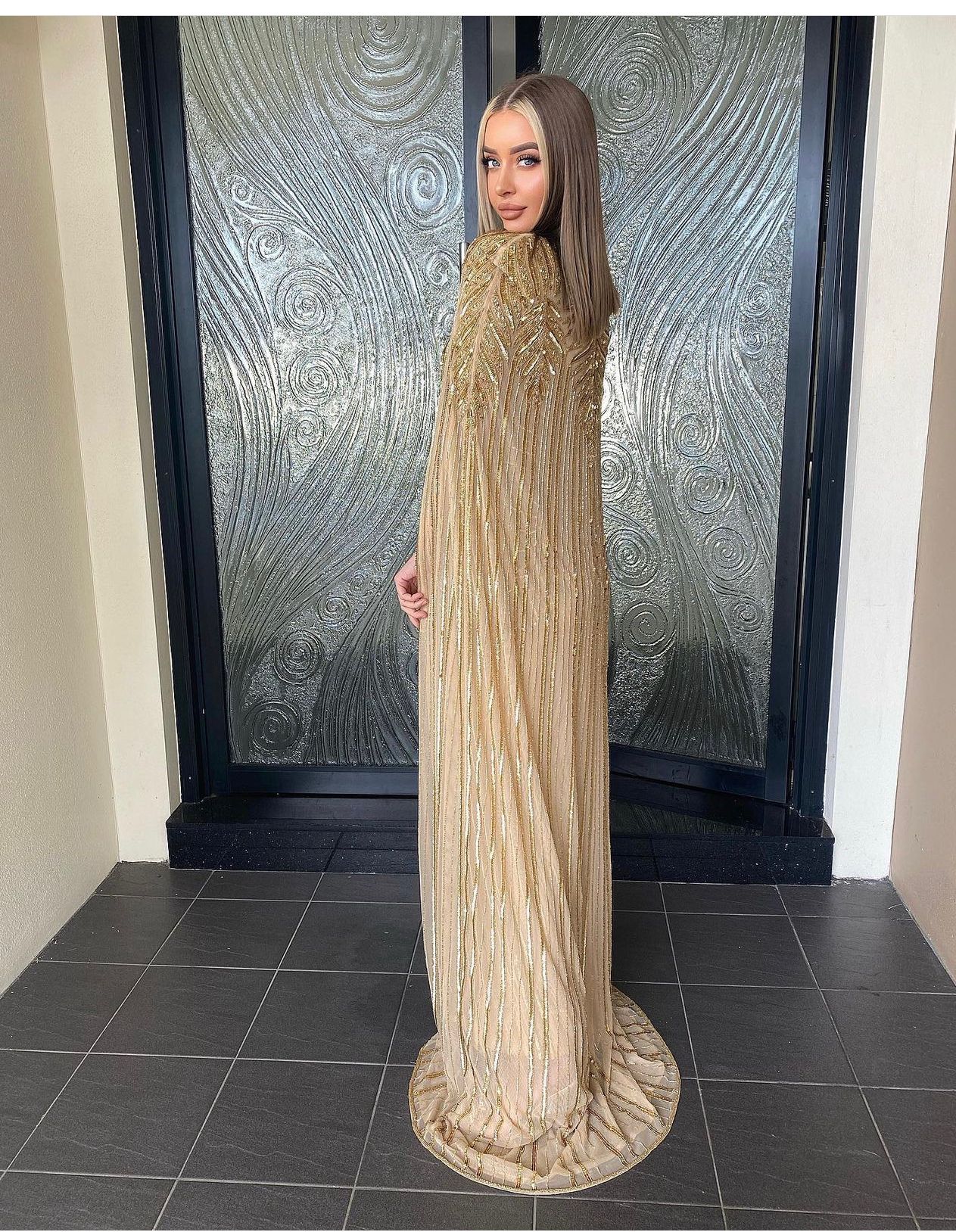 Valencia Gold Dress
