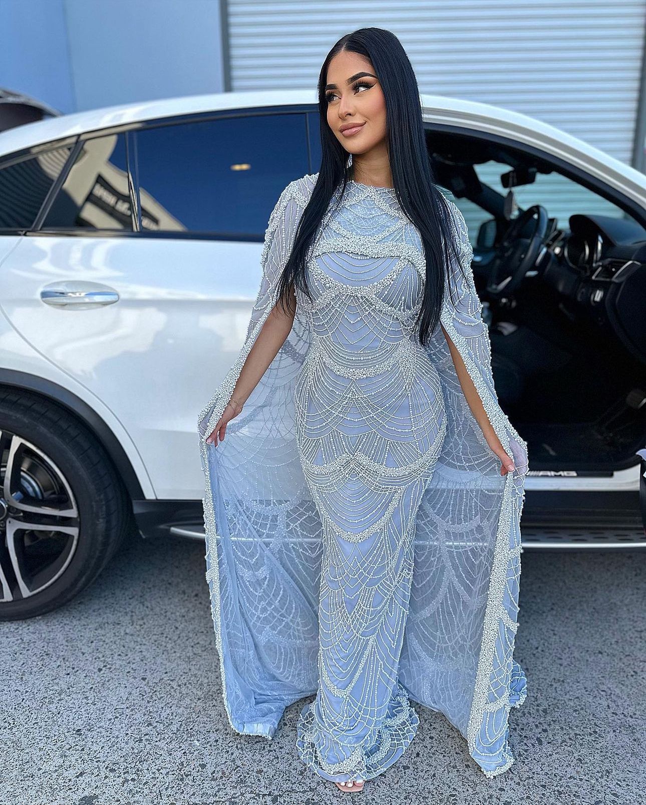 Jamila Cape Gown